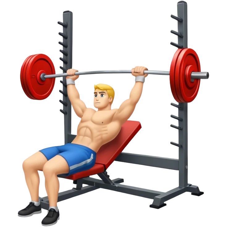 close-grip flat-benchpress emoji