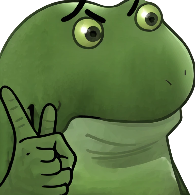 Smile with the middlefinger emoji