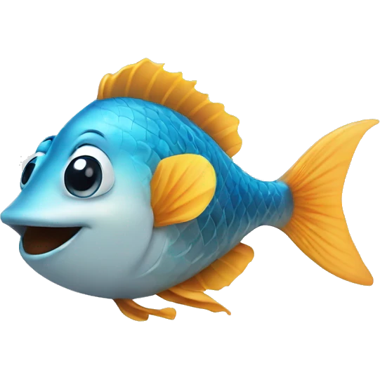 fish with smile emoji