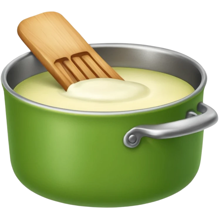 Small icon emoji of list of recipe, minimum details, green #36a767 main color emoji