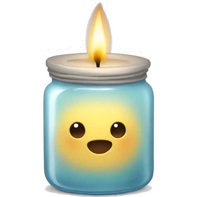 Candle in jar emoji
