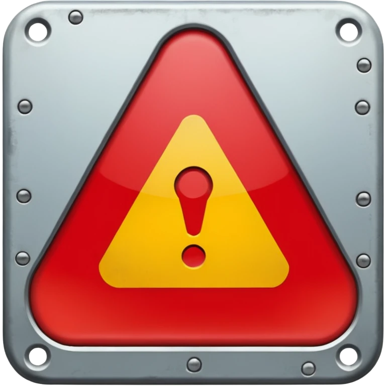 error sign emoji