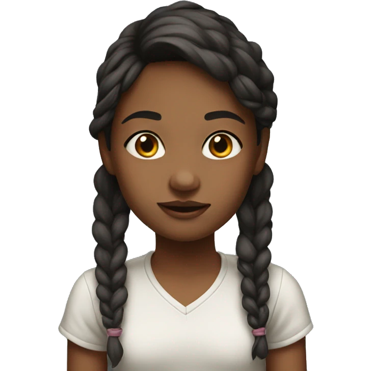 realistic portrait of girl emoji