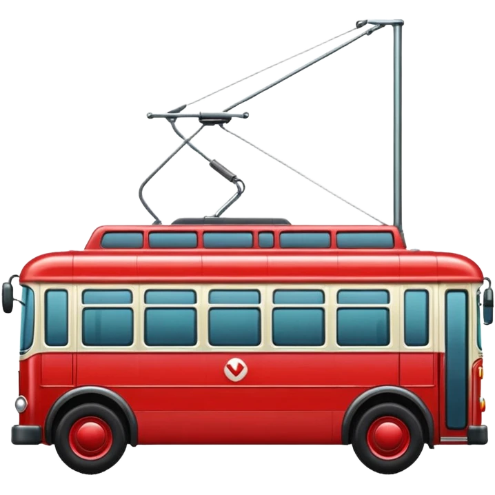 trolleybus emoji