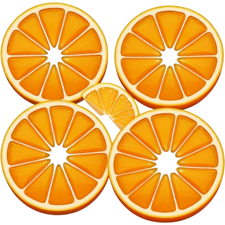 Orange Cut Fruit emoji