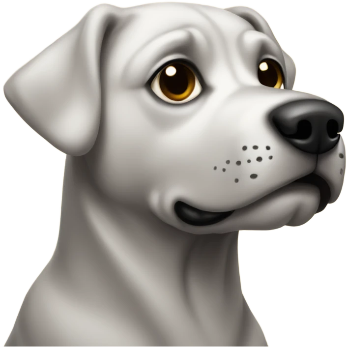 Perro negro  emoji