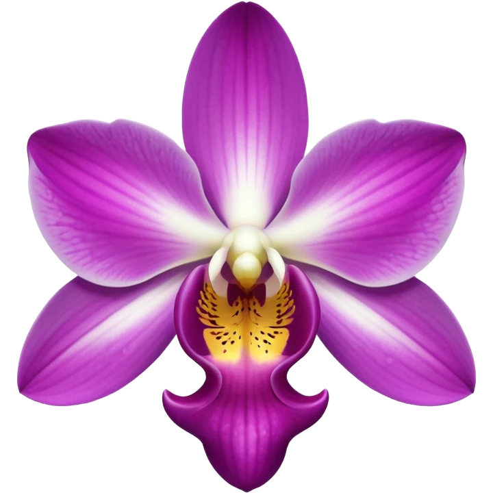 Orchid flower emoji