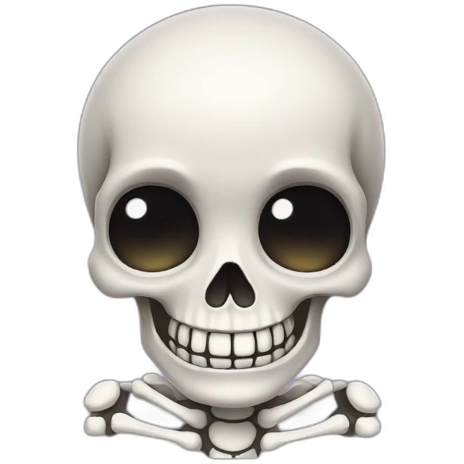 cute skeleton emoji