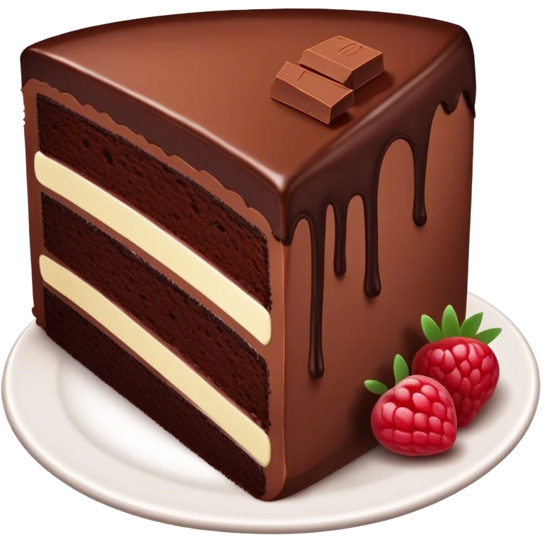 chocolate cake emoji