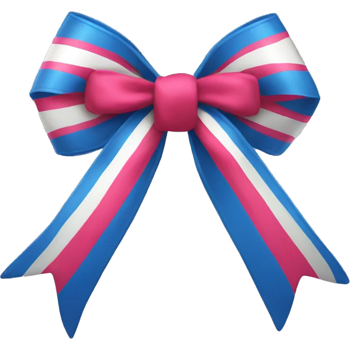 Cheerleading bow emoji