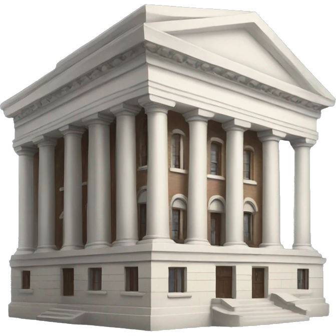 big Bank historical building emoji