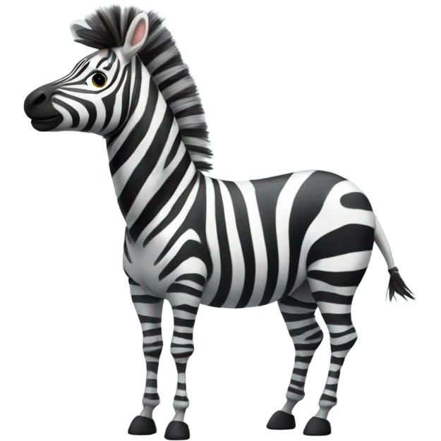 Zebra farting emoji