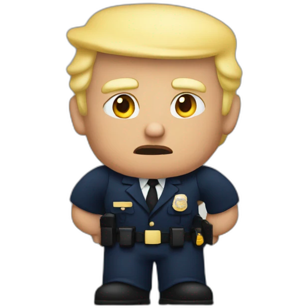 trump-getting-arrested emoji