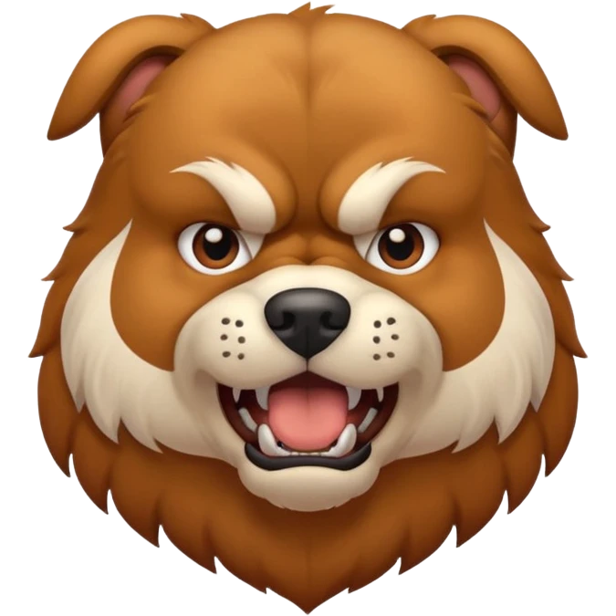 growling dog  emoji