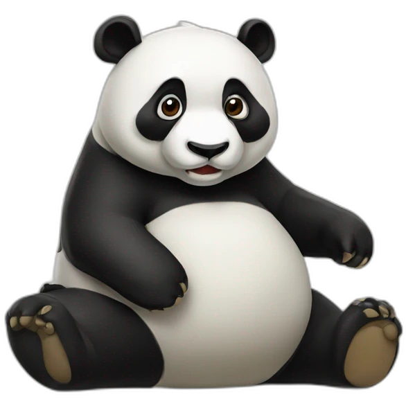 Fesse de panda emoji