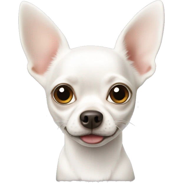 White Chihuahua emoji