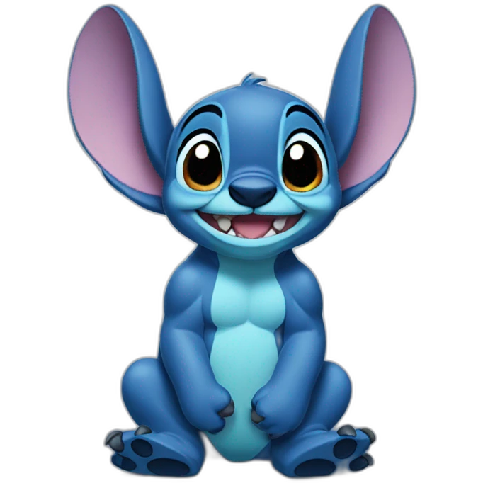 Stitch en Angel Disney emoji