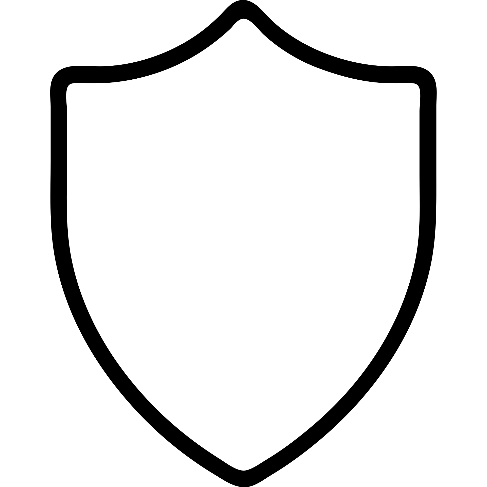 shield icon, outlined style, clean lines, no fill emoji
