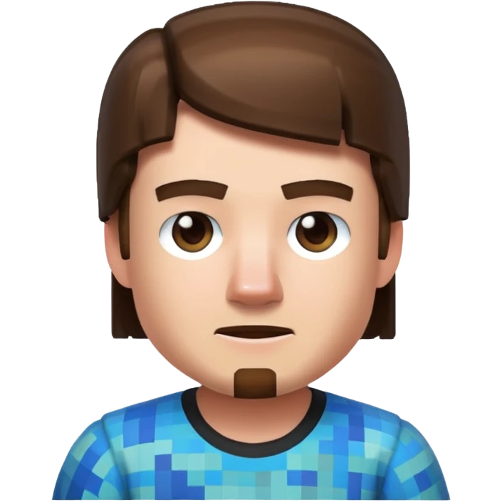 Steve from minecraft movie emoji