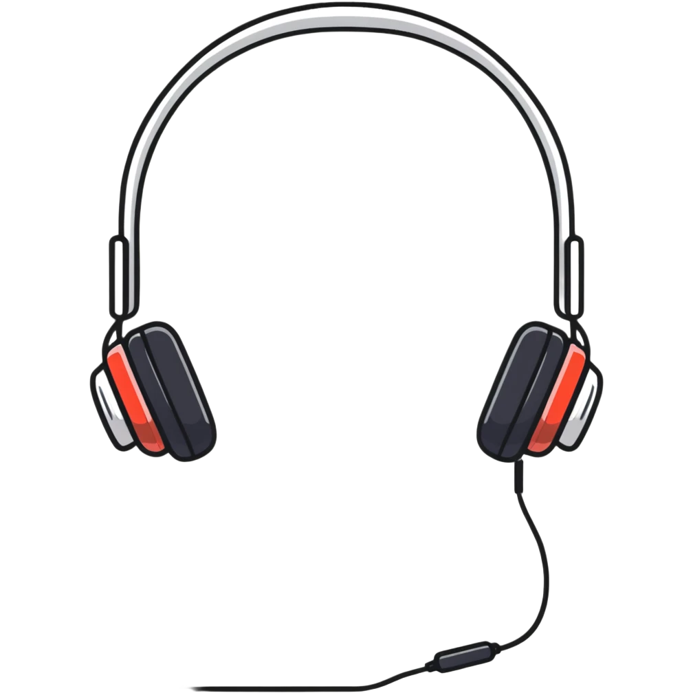 pink Apple headphones emoji