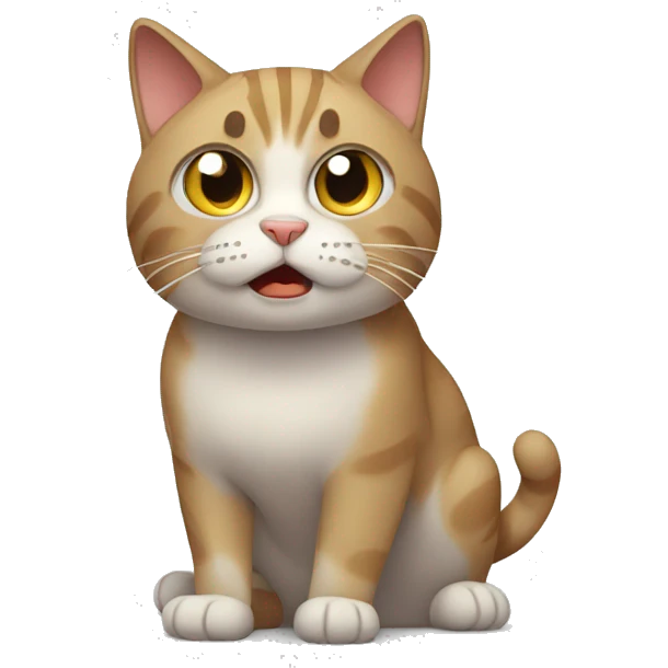 frustrated cat emoji