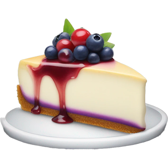 Cheesecake mit Blaubeeren emoji