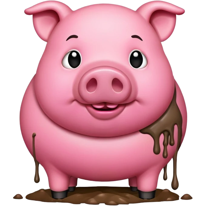 fat pig emoji