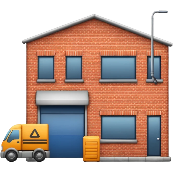 goods delivery point building emoji