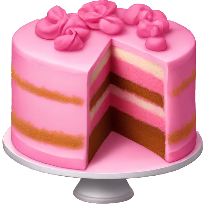 pink cake emoji