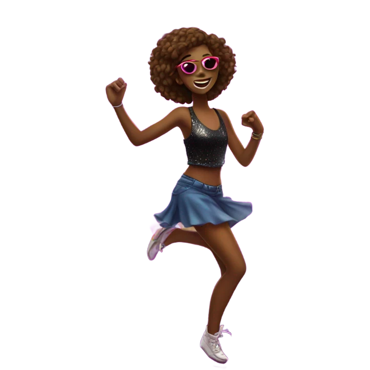 girl in club emoji