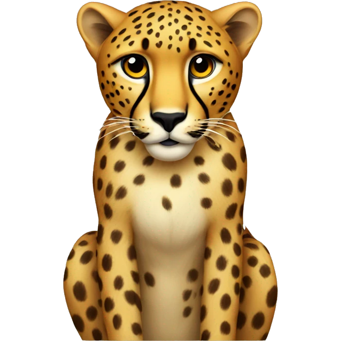 Cheetah hearths  emoji