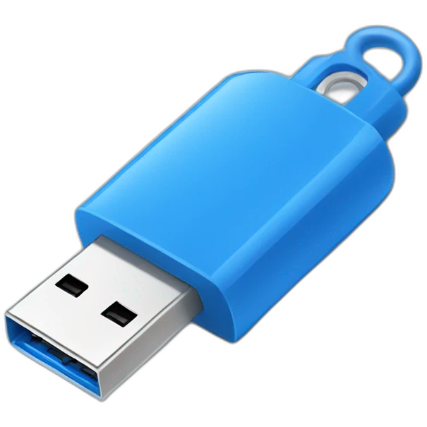 blue-usb-memory emoji