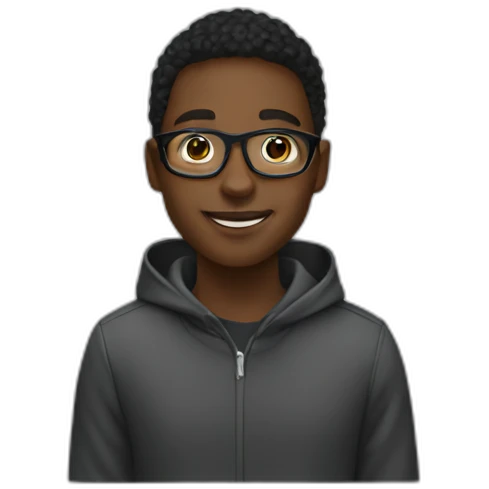 Black students in Informatics club emoji