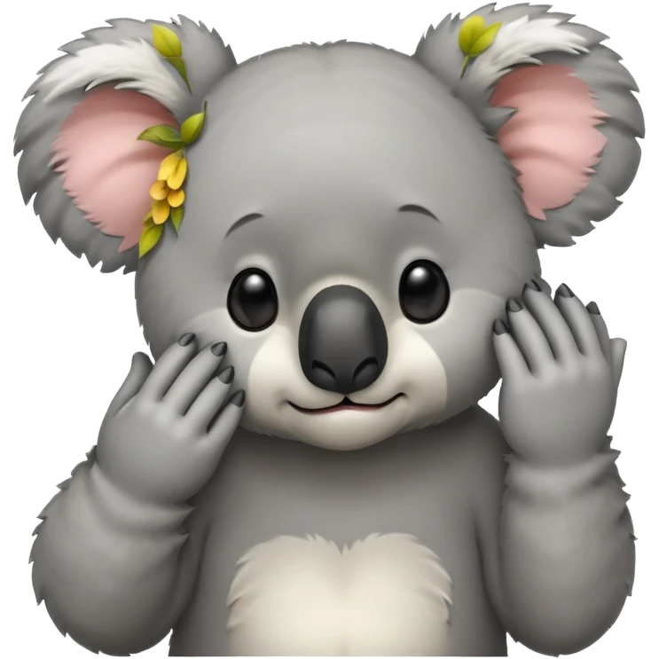 Koala doing a face palm  emoji