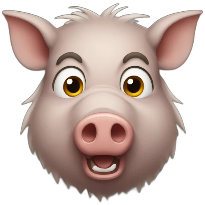 shocked boar emoji