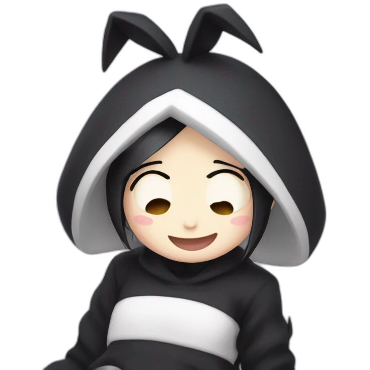 kuromi laughingn emoji