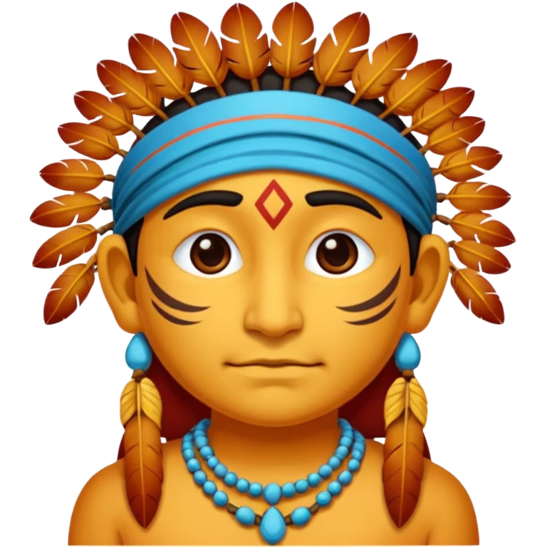 An apach indian emoji respectful emoji