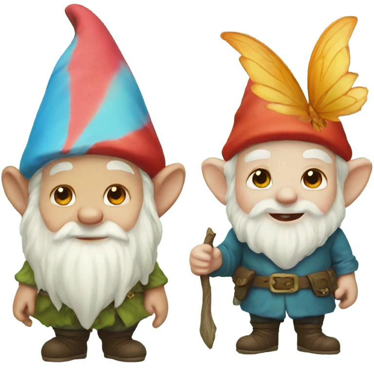gnomes and fairies  emoji