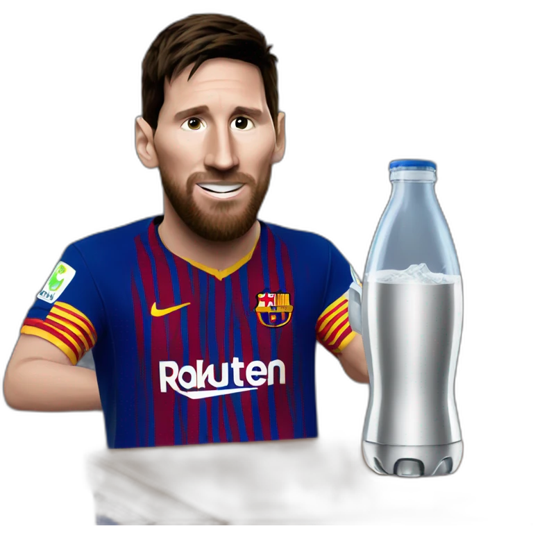Messi drinking mate emoji