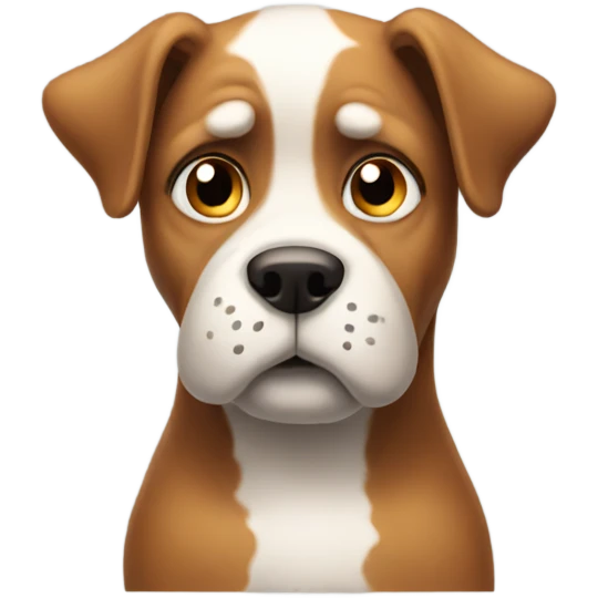 thinking dog emoji