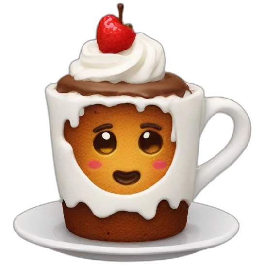 Mug cake emoji