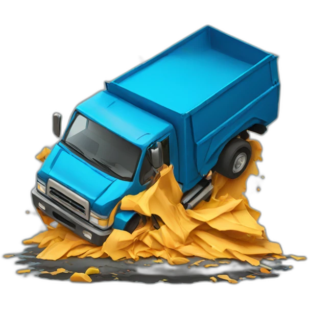 truck crash emoji