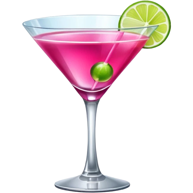 cosmopolitan pink cocktail emoji