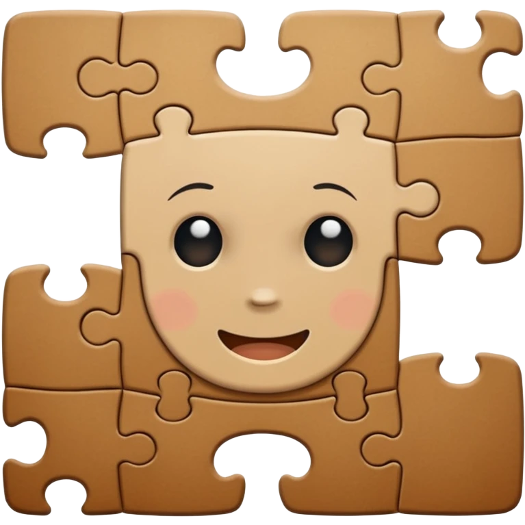 puzzle brown one missing emoji