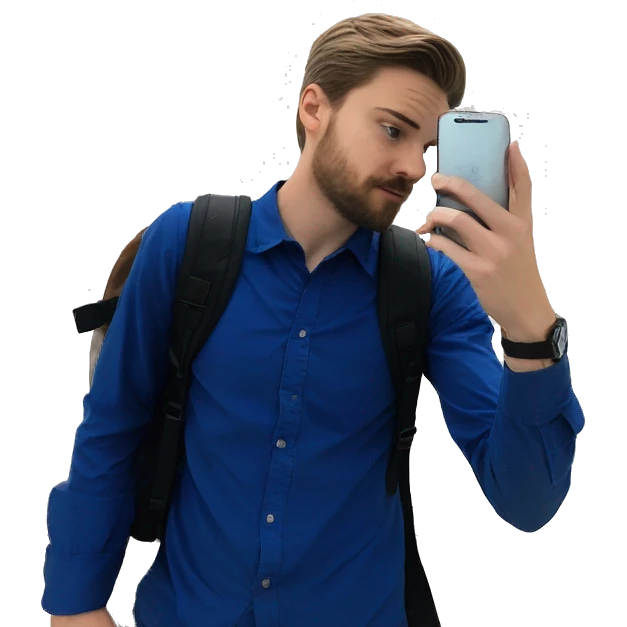 man with brown hair emoji