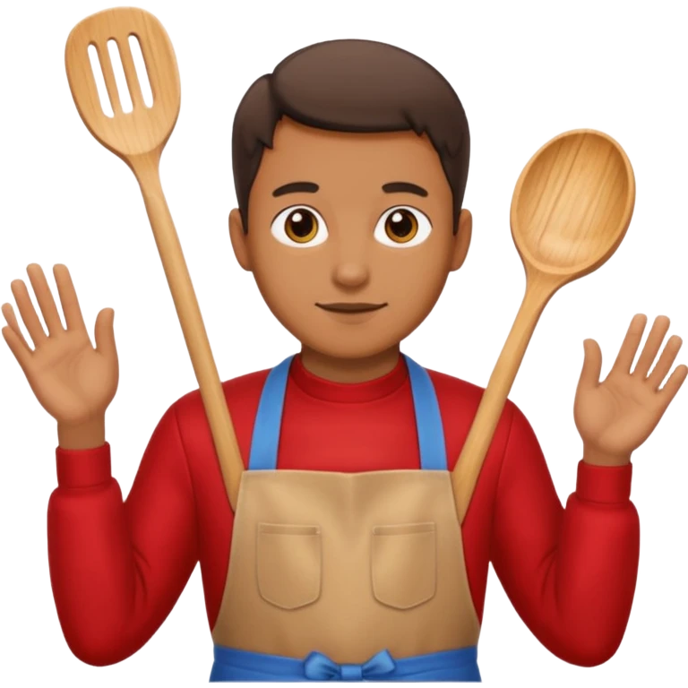 man red apron  emoji