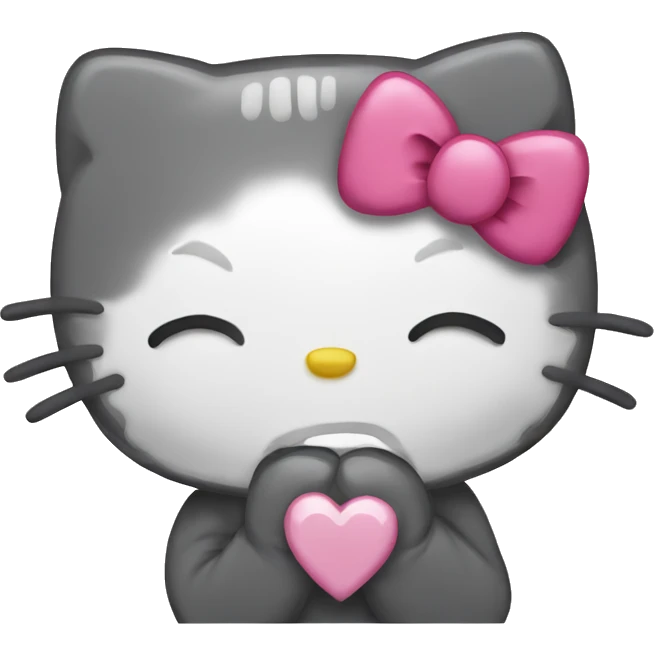 sobbing hello kitty emoji