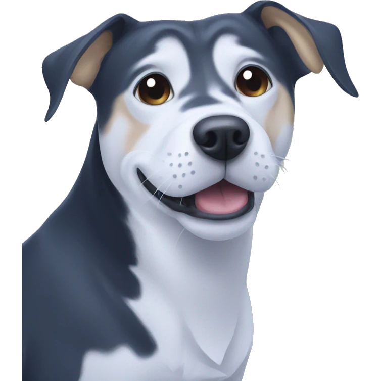 dog staring at camera emoji