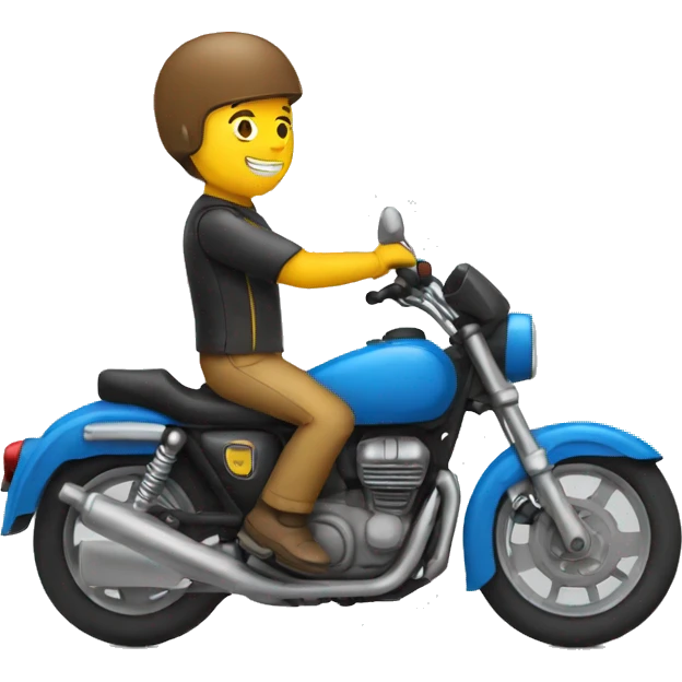 La moto está en camino emoji