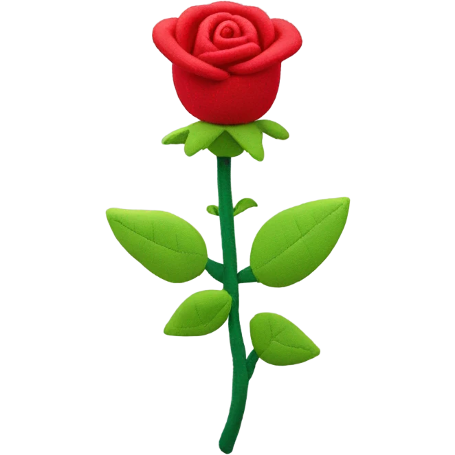 Rose toy emoji